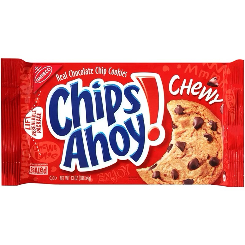 Nabisco Chips Ahoy Chocolate Chip Cookies 368g นาบิสโก้ ชิปส์ คุกกี้ช็อกโกแลตชิป 368 กรัม