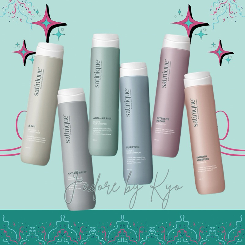 🌈🇹🇭 Satinique ซาทินิค แชมพูและครีมนวด ขนาด 280 ml ของแท้จากชอปไทยค่ะ
