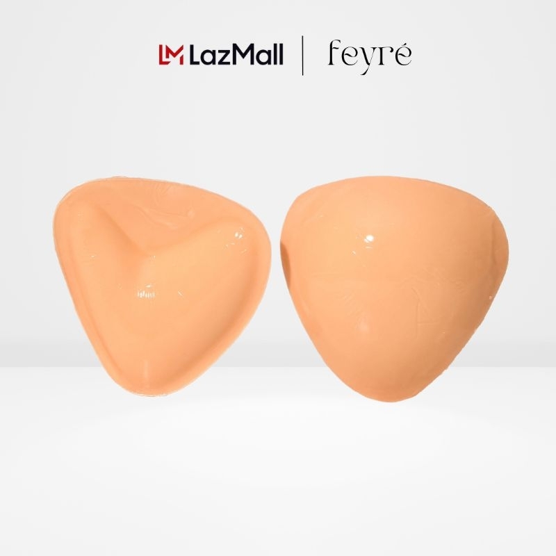 Feyré - ฟองน้ำเสริมอก ฟองน้ำดันทรงฟองน้ำแบบกาวสองด้านใช้ซ้ำได้ 15-20 ครั้งฟองน้ำกาว 2 ด้าน มีสองไซส