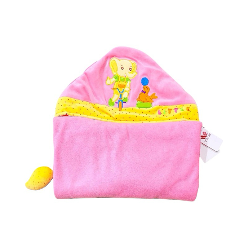 Little Wacoal New Collection ผ้าห่อตัวเด็กแรกเกิด ผ้าเวอลัว หัวสามเหลี่ยม Size 30*30 นิ้ว(76*76Cm)