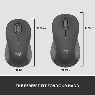 Logitech Signature M550 Wireless Mouse Bluetooth or USB SilentTouch (เมาส์ไร้สาย บลูทูธ เสียงคลิกเงียบ)