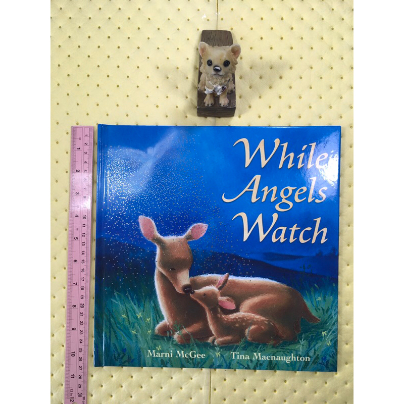 While Angels Watch (มีรอยถลอกหน้าแรกเล็กน้อย) By Marni Mcgee หนังสือภาษาอังกฤษ (มือสอง) ปกแข็ง
