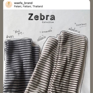 ปลอกเเขนลายทางรุ่นม้าลาย