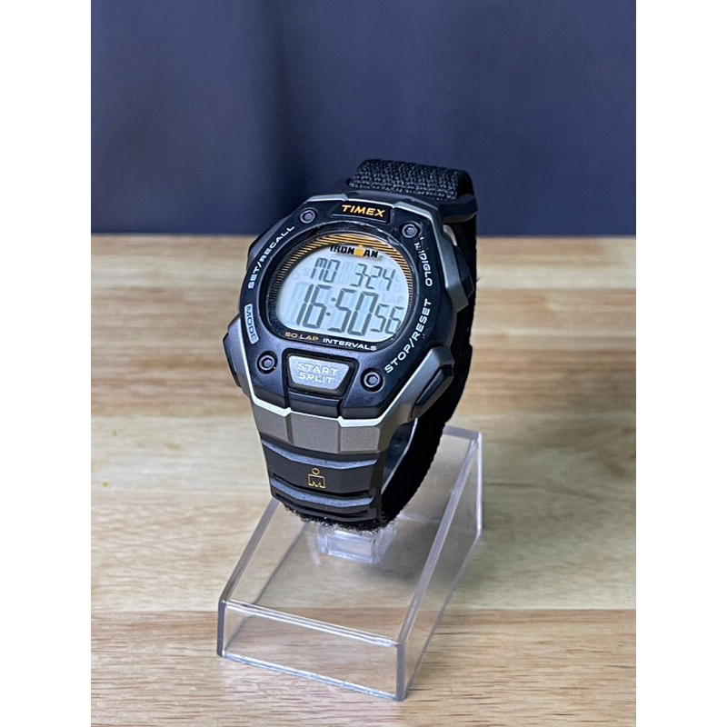 Timex Mens Ironman Alarm Chronograph Watch TW5M09500  นาฬิกามือสองของแท้