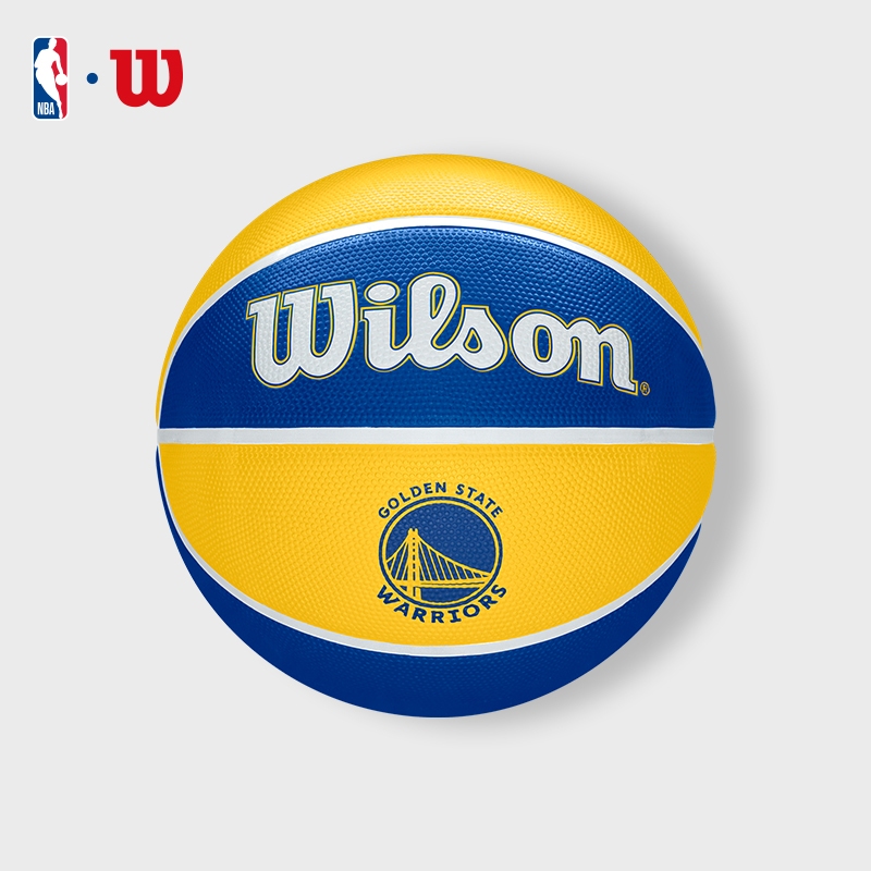 WILSON NBA Team Tribute Golden State Warriors Outdoor ลูกบาสเกตบอล WTB1300XBGOL Official Store
