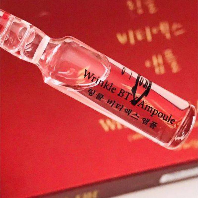 BOTOX แบบทา เซรั่มเกาหลี Wrinkle BTX Ampoule 1 กล่อง มี 7 หลอด Wrinkle HP-8 Ampoule เมื่อการฉีดมันล้