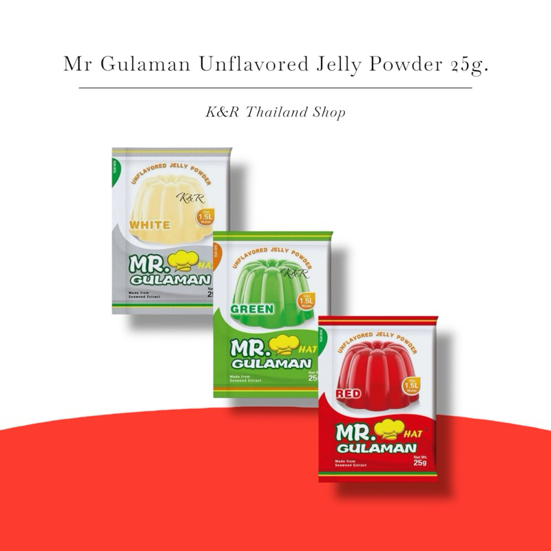 Mr Gulaman Unflavored CleaR 25g