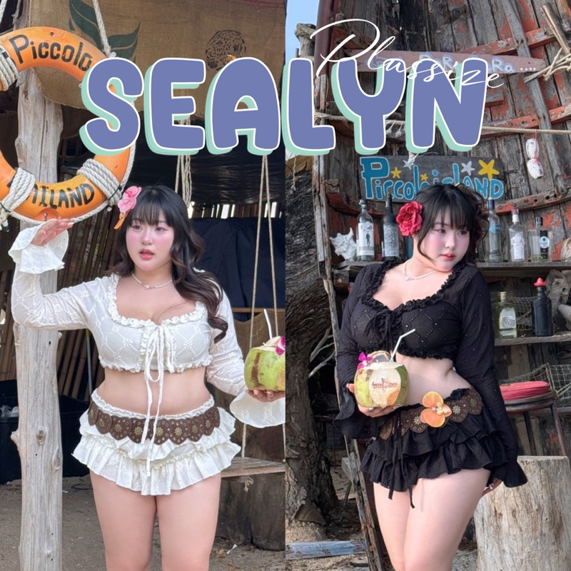 🧸𝐂𝐡𝐮𝐛𝐛𝐲𝐋𝐚𝐧𝐝.(อก36-50)⛱️Sealyn Bikini🏝️ รุ่นซีลิน ชุดบิกินี่สาวอวบ ชุดสวยมาก ซัมเมอร์นี้ต้องจัด #Bi020