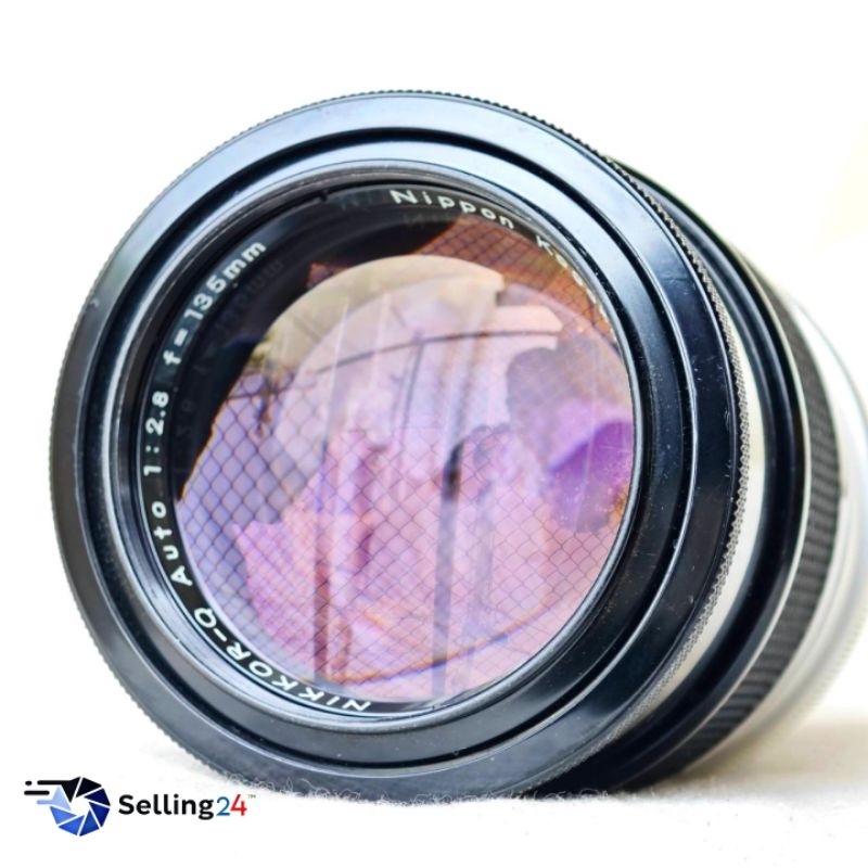 เลนส์ Nippon kogaku Nikkor-Q auto 135mm F2.8 TelePortrait Mount non Ai