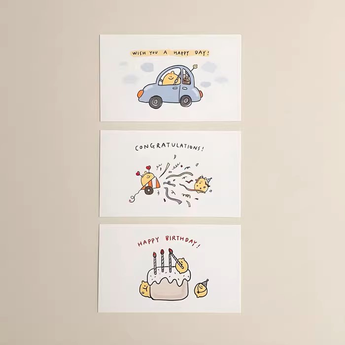 Lemon Card การ์ดวันเกิด อวยพร โปสการ์ด พร็อพถ่ายรูป