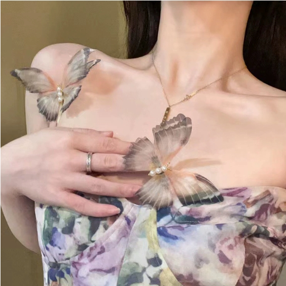 Rubuyou กิ๊บติดผม รูปผีเสื้อ แฟชั่นแฟรี่ สไตล์เรโทร สําหรับผู้หญิง เข้ากับทุกการแต่งกายแฟชั่นเครื่องประดับผม-ส่งเร็ว🚚 - รูปที่ 4