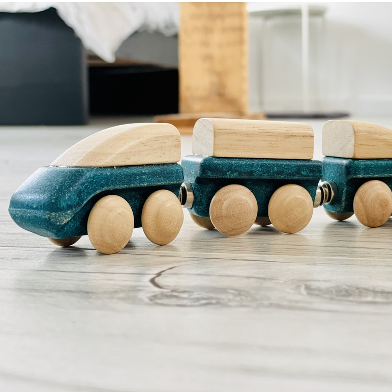 PlanToys ของเล่นไม้ 6290 Hybrid Train รถไฟไฮบริด เสริมพัฒนาการ สำหรับเด็กอายุ 3 ปี ขึ้นไป — صورة 2