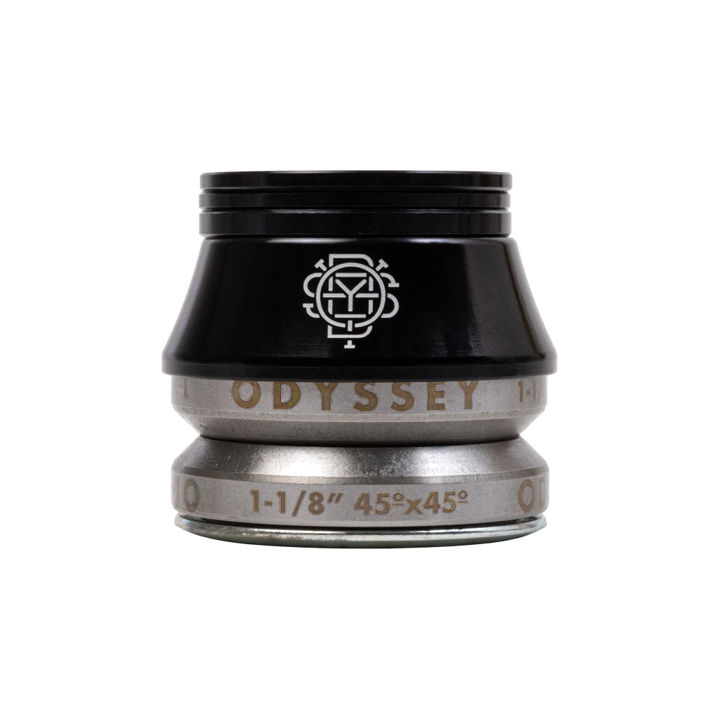 ถ้วยคอฝั่ง สำหรับจักรยาน BMX ชนิด INTEGRATED Odyssey Pro Conical Headset Black