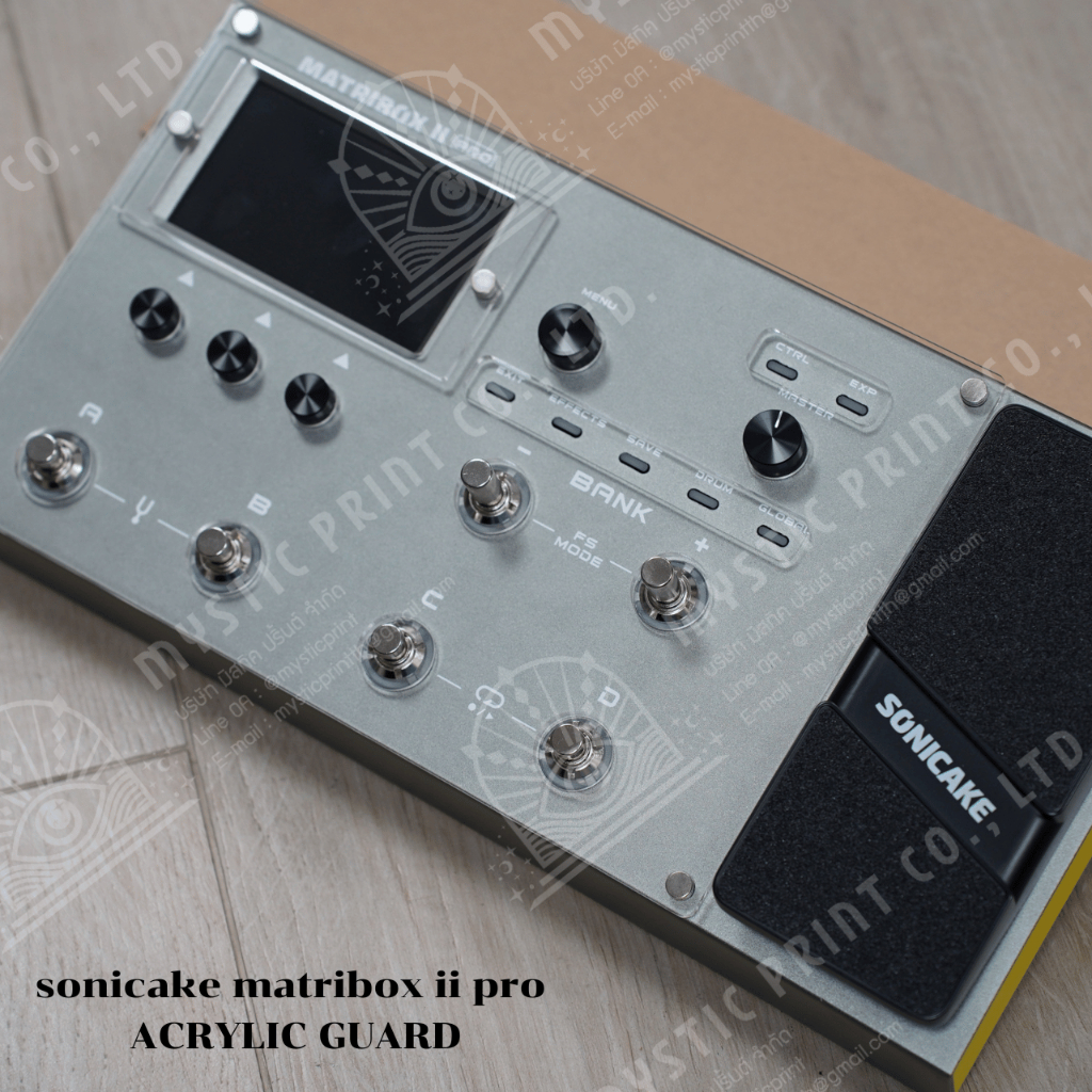 sonicake matribox ii pro Acrylic guard แผ่นอะคริลิคกันรอย
