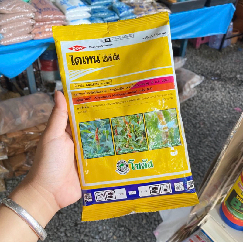 ไดเทน แมนโคเซป ยากำจัดเชื้อรา ราแห้ง เหนียว โรคกุ้งแห้ง