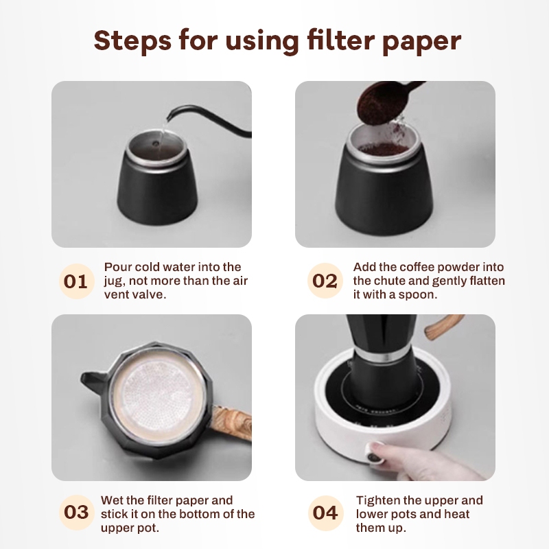 🔥  เกรดอาหาร (100 แผ่น) 🔥 กระดาษดริป  ทรง V ก้นแหลม กระดาษกรองกาแฟ กรองไม่มีสารตกค้างและกลิ่น - รูปที่ 2