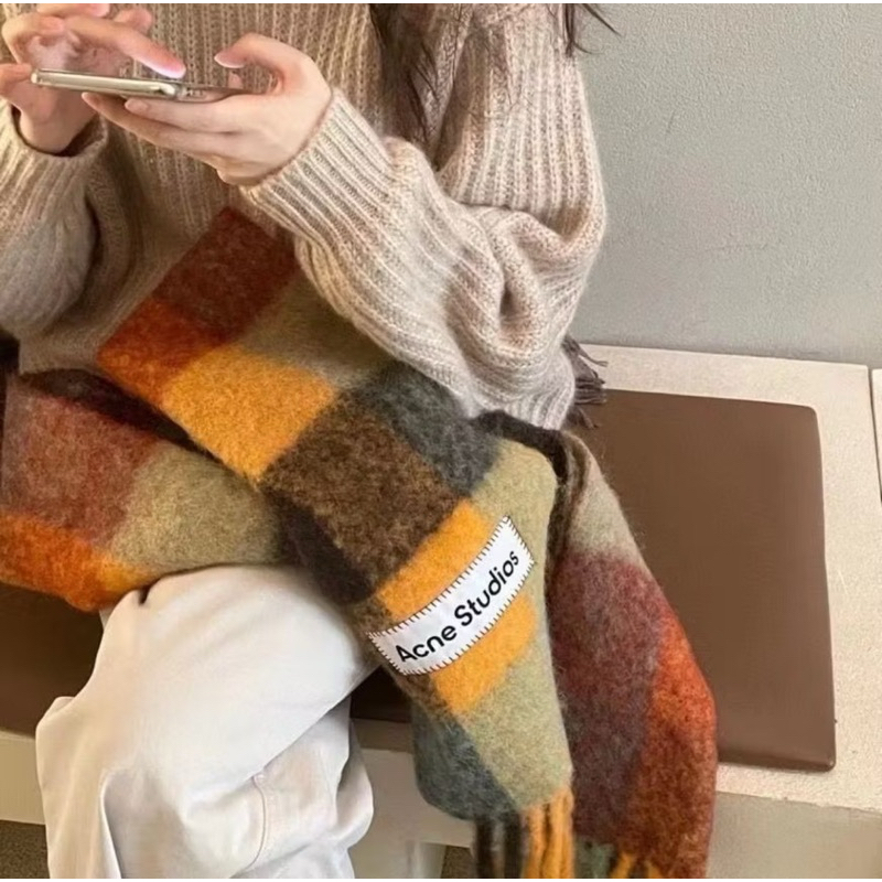 Acne studios Mohair ผ้าพันคอ ของแท้100%