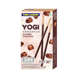Tonggarden โยกี้ บิสกิตแท่งเคลือบครีมรสช็อกโกแลต 36 กรัม