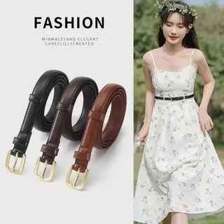 🌸พร้อ​มส่ง🌸เข็มขัดหนังนุ่ม เข็มขัดประณีต เทรนด์สไตล์เกาหลี มีจำหน่ายสำหรับผู้ชายและผู้หญิง