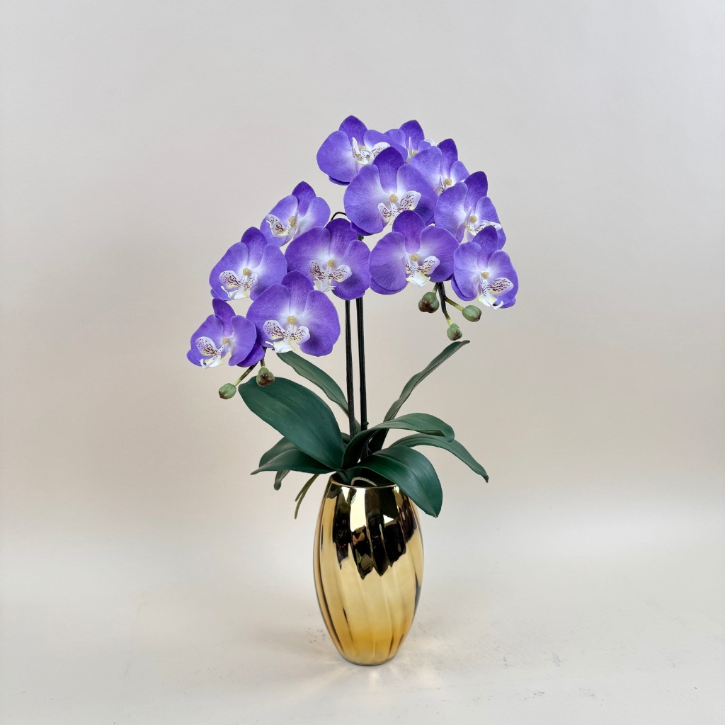 Akara Dokmaii แจกันกล้วยไม้ปลอม ดอกไม้ตกแต่งบ้าน