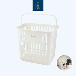 Naikrua ตะกร้าใส่ผ้า มีหูหิ้ว ขนาดใหญ่ใส่ของได้เยอะ ตะกร้าผ้…