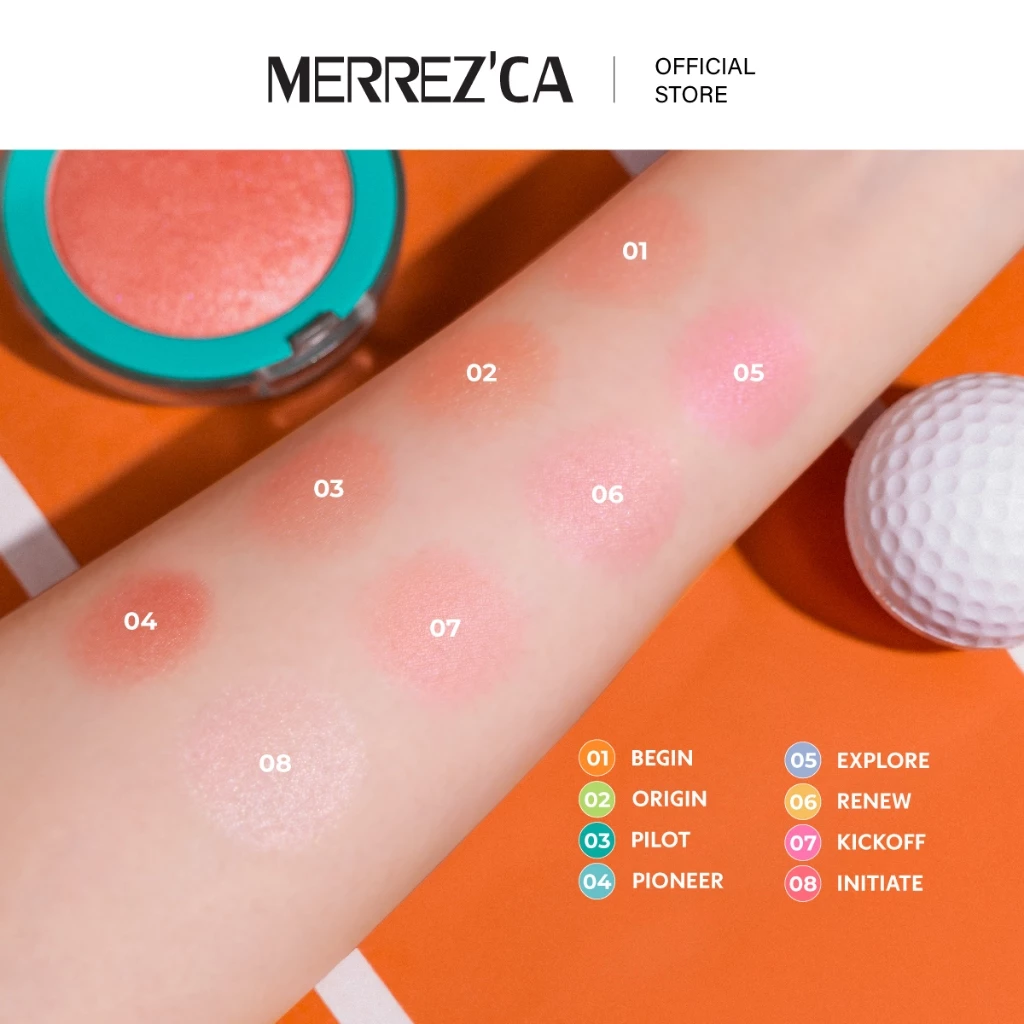 Merrezca Turn On Blush บรัชออนเนื้อโกลว์เปิดไฟให้ผิว thumbnail 6