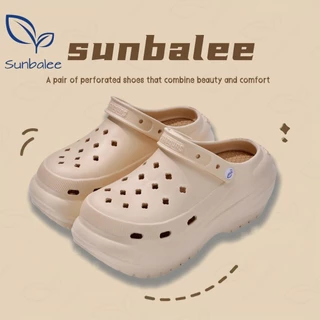 SHO-SUN8694 รองเท้าหัวโต เสริมส้นสูง 8 CM. ทรงใหม่ ไม่แถมตัวติด สีสวยนิ่มใส่สบาย วัสดุ EVA สินค้าพร้อมส่ง