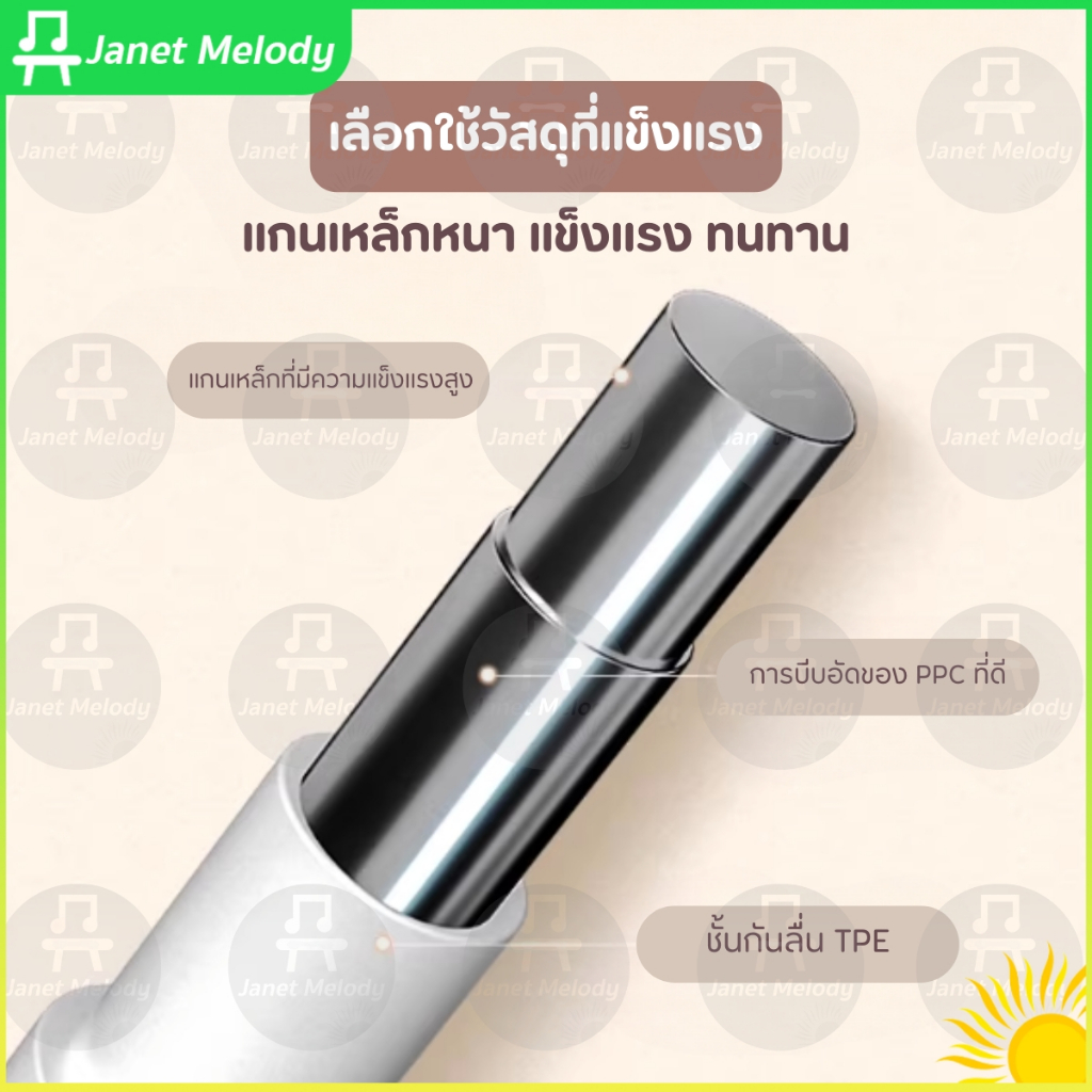 Janet ไม้แขวนเสื้อ ไม้แขวนสแตนเลส เคลือบซีลีโคนกันลื่น ขนาดใหญ่ 40x20cm ราคา ถูกที่สุด ดีลบีเคเค แกลเลอรีภาพที่ 6