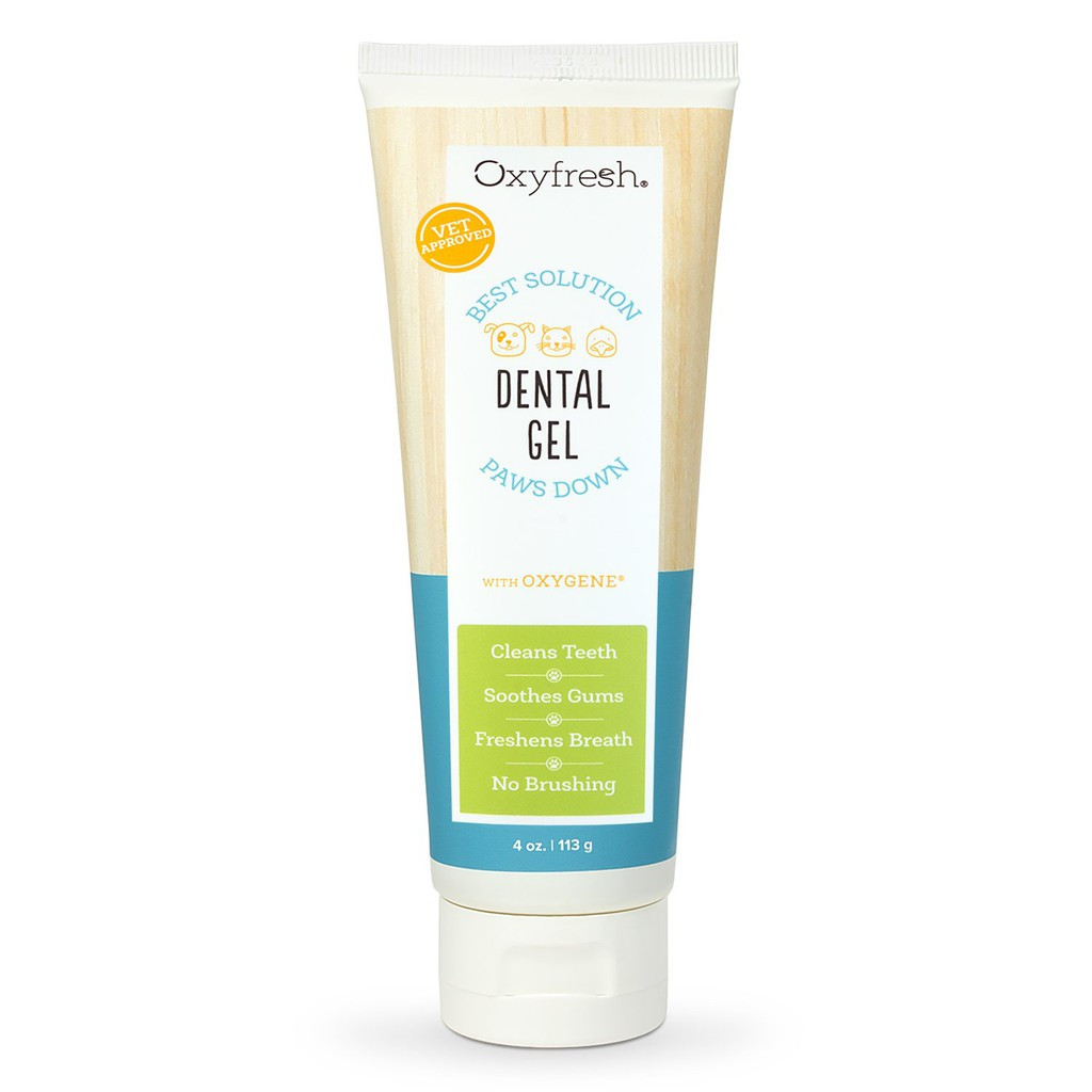 Oxyfresh Pet dental gel อ็อกซี่ เฟรช ผลิตภัณฑ์เจลทำความสะอาดฟัน กำจัดกลิ่นปาก ช่วยลดคราบหินปูน 113g.