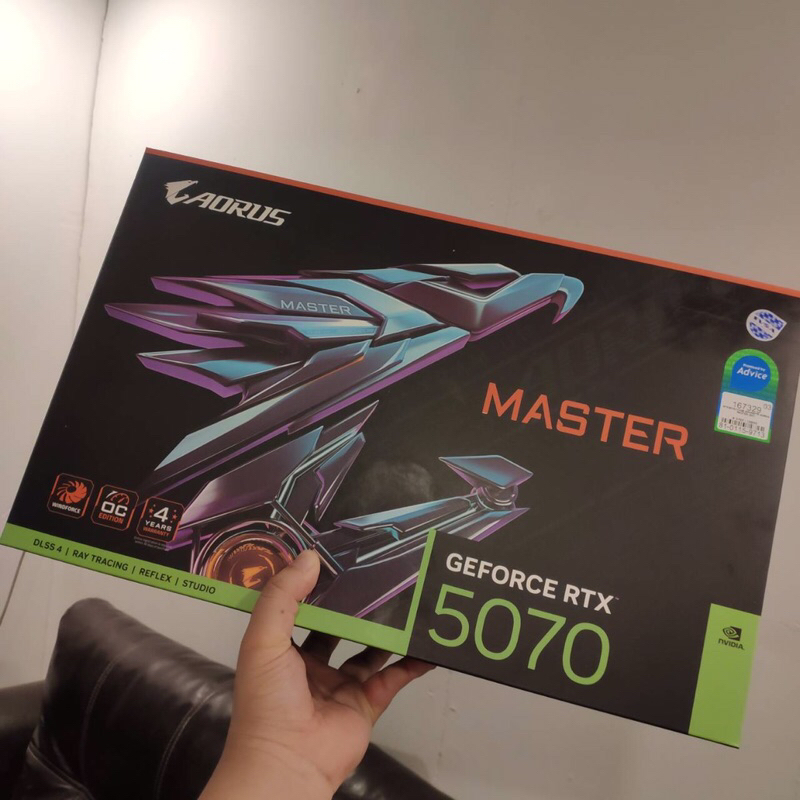 RTX 5070 12GB  Aorus master ประกันไทยเริ่ม 3/68