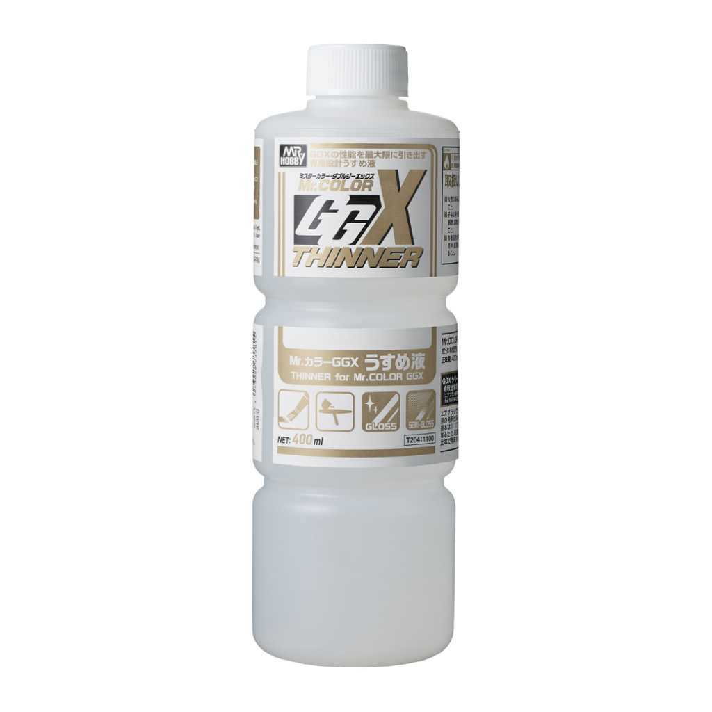 BY MR.HOBBY T204 MR.COLOR GGX THINNER 400ml. (น้ำยาสำหรับประกอบพลาสติกโมเดล)
