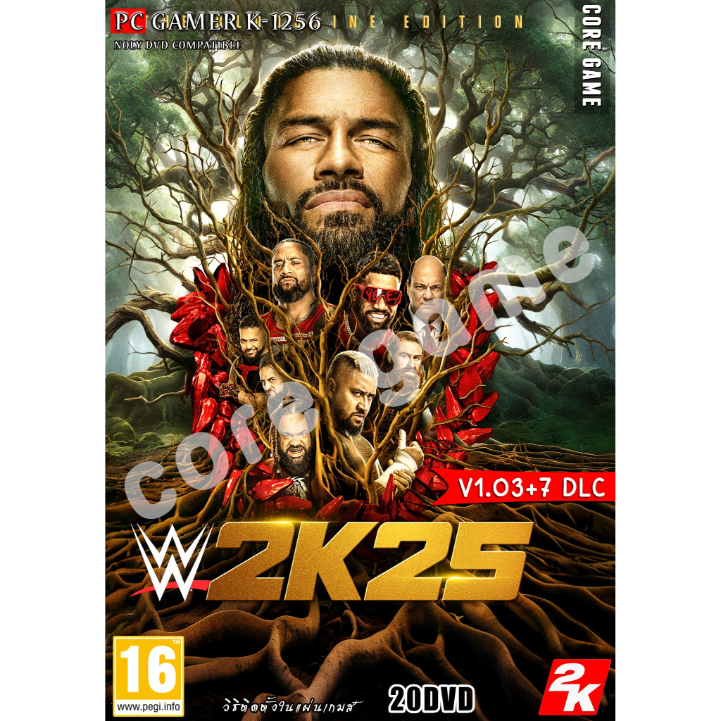 WWE 2K25 (V1.03 + 7 DLC) แผ่นและแฟลชไดร์ฟ  เกมส์ คอมพิวเตอร์  Pc และ โน๊ตบุ๊ค