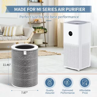Xiaomi Air Purifier Filter (มี RFID) ไส้กรองอากาศ Xiaomi 1,2S,2C,2H,3C,3H,Pro,4,4Pro,4Lite การชำระล้างห้าเท่า PM2.5