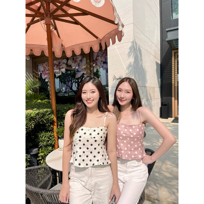 Dottie top🎀 - polka dot by shewear.bkk