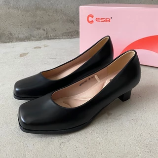 รองเท้าคัชชูหัวตัด CSB ส้นสูง 1.5นิ้ว 2นิ้ว ขนาด 36-45 พร้อมจัดส่ง!!