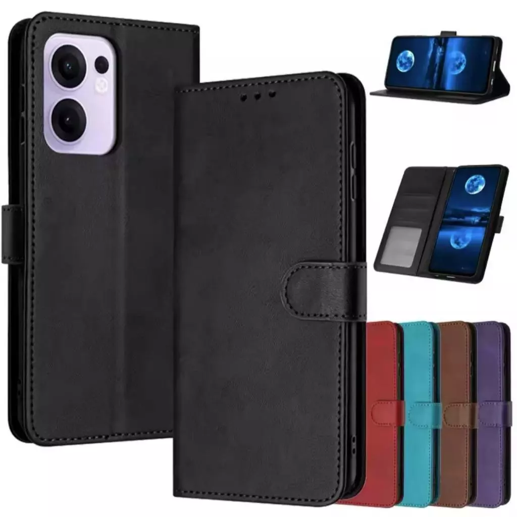 เคสฝาพับหนัง Xunte ล็อค สำหรับ OPPO A6T A6C A6S A6 A6X A6Pro Reno13 Pro Reno13F แม่เหล็ก พร้อมช่องใส่บัตร