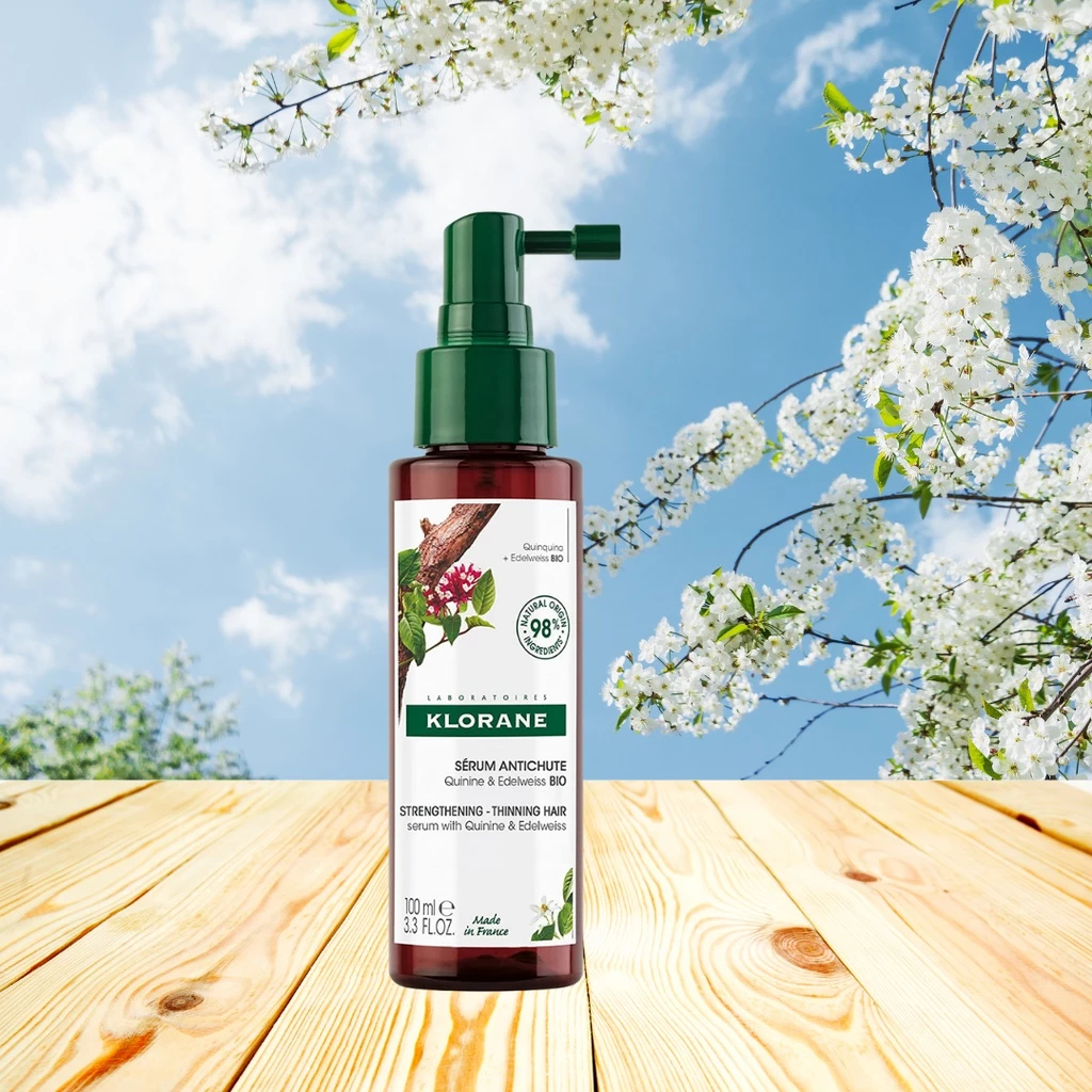 KLORANE Hair Strengthening Serum slows down hair loss, strengthens lifeless hair & Anti-hair loss sh