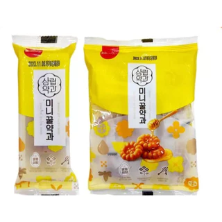 NEW PACKAGE! ซัมลิป มินิกุลยักกวา ขนมเกาหลี (คุกกี้นิ่ม รสน้ำผึ้ง) SAMLIP MINI KUL YAKGWA HONEY COOKIE SWEE 삼립미니꿀약과