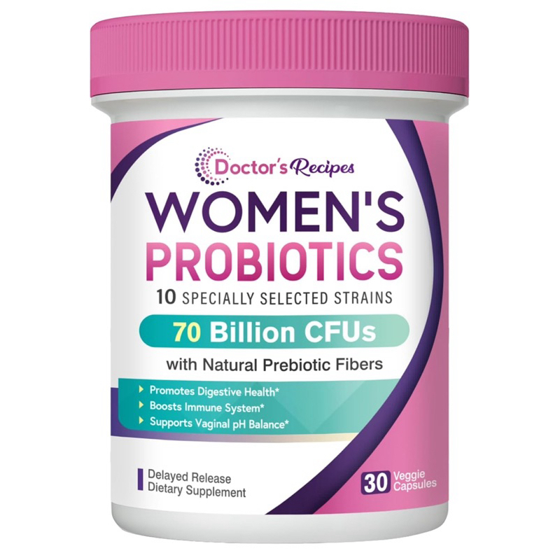 🌟พร้อมส่ง🌟โพรไบโอติกส์สำหรับผู้หญิงโดยเฉพาะ🇺🇸Women’s Probiotic with Organic Prebiotics Cranberry