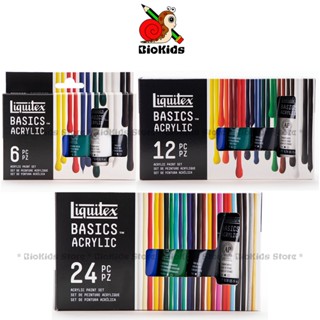 Liquitex Basic Acrylic Set 22 ml. 6, 12, 24 tubes I สีอะคริล…