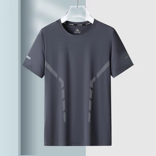 เสื้อแขนสั้น เสื้อออกกำลังกาย สำหรับผู้ชาย ใส่สบาย ระบายเหงื่อได้ดี ผ้านุ่มลื่น ยืดหยุ่นได้ดี
