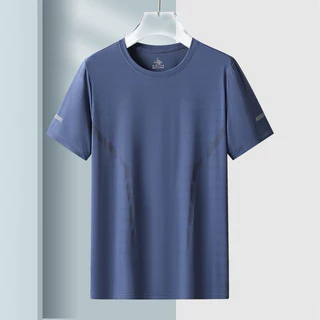 เสื้อแขนสั้น เสื้อออกกำลังกาย สำหรับผู้ชาย ใส่สบาย ระบายเหงื่อได้ดี ผ้านุ่มลื่น ยืดหยุ่นได้ดี