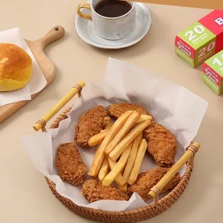 กระดาษรองอบ ( มี 3 ขนาด 5/10/20 เมตร) กระดาษไข อบขนม อาหาร ทนความร้อนสูง Non-Stick Baking Paper