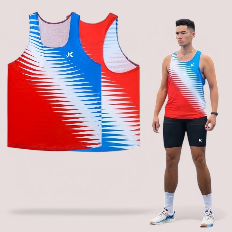 เสื้อวิ่ง (logo JK Sport)ผู้ชาย JK aero dry