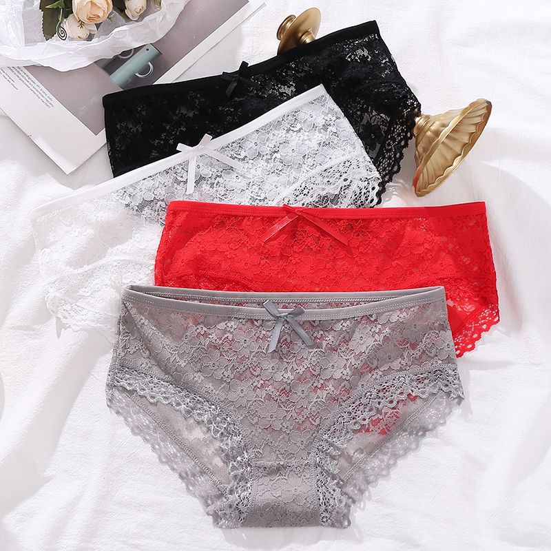 E47 กางเกงในลูกไม้ เซ็กซี่ ผ้าบาง ใส่สบาย  พร้อมส่ง