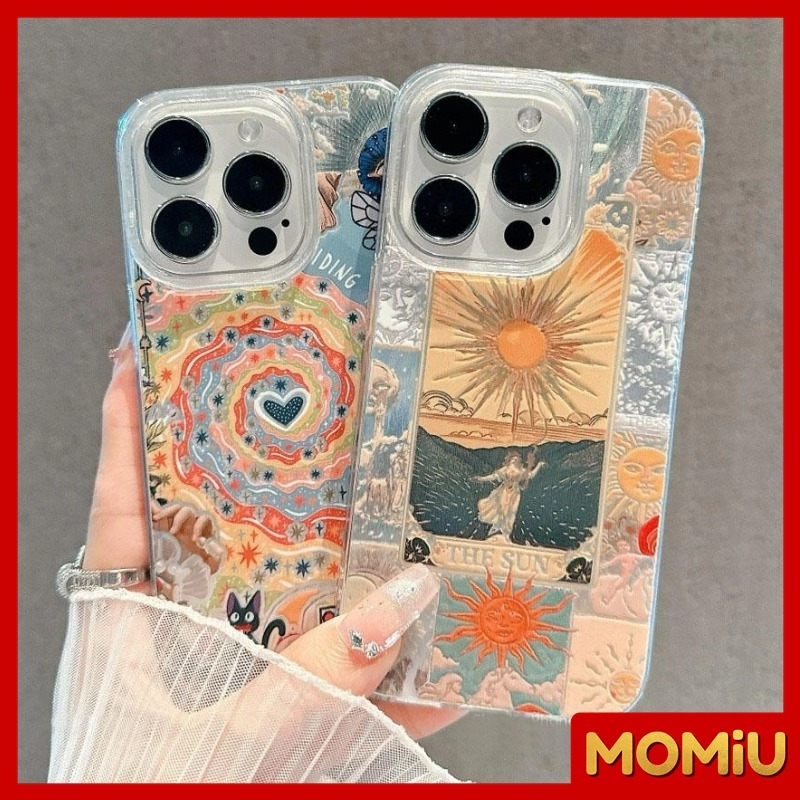 MOMiU - เข้ากันได้สำหรับ เคสไอโฟน11 เคส iphone 16 Pro Max 7Plus XR 12 13 14 15 เลเซอร์ขนนก ลูกแมวน่ารักน่ารัก