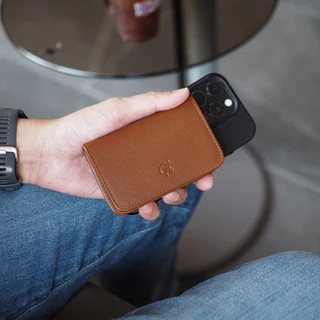 กระเป๋านามบัตรหนังวัวแท้ จัดระเบียบบัตร Classic Card - Namecard leather case เท่คลาสสิค