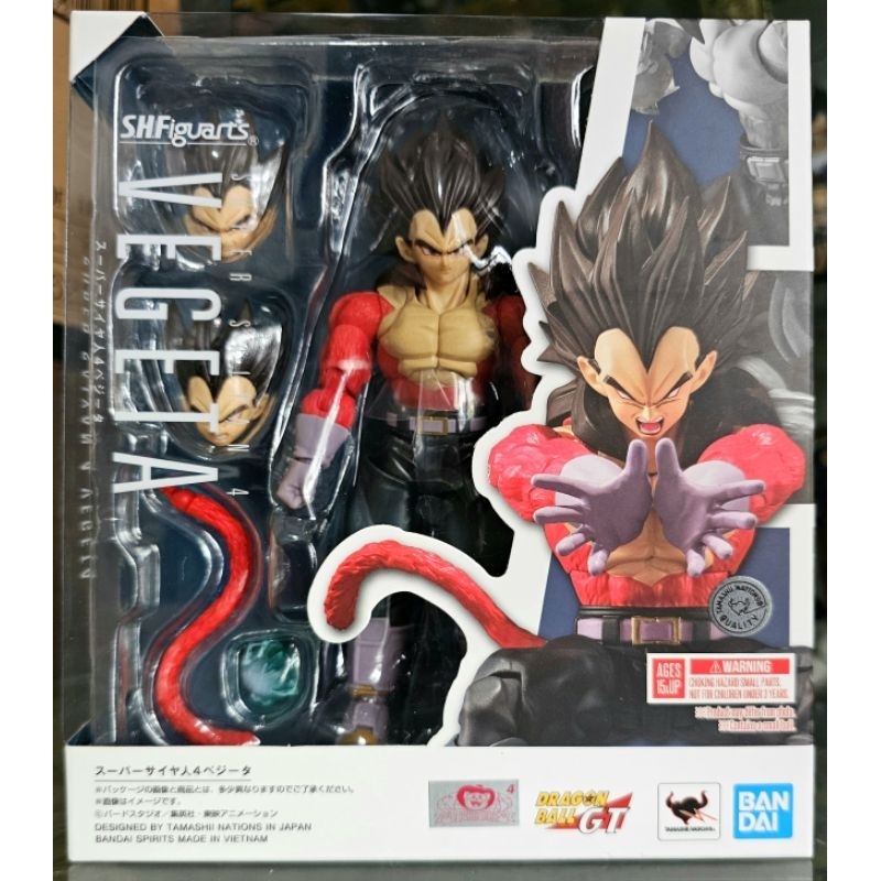 [พร้อมส่ง/มือ 1] S.H.Figuarts Super Saiyan 4 Vegeta ( Dragon Ball ) 4573102639110