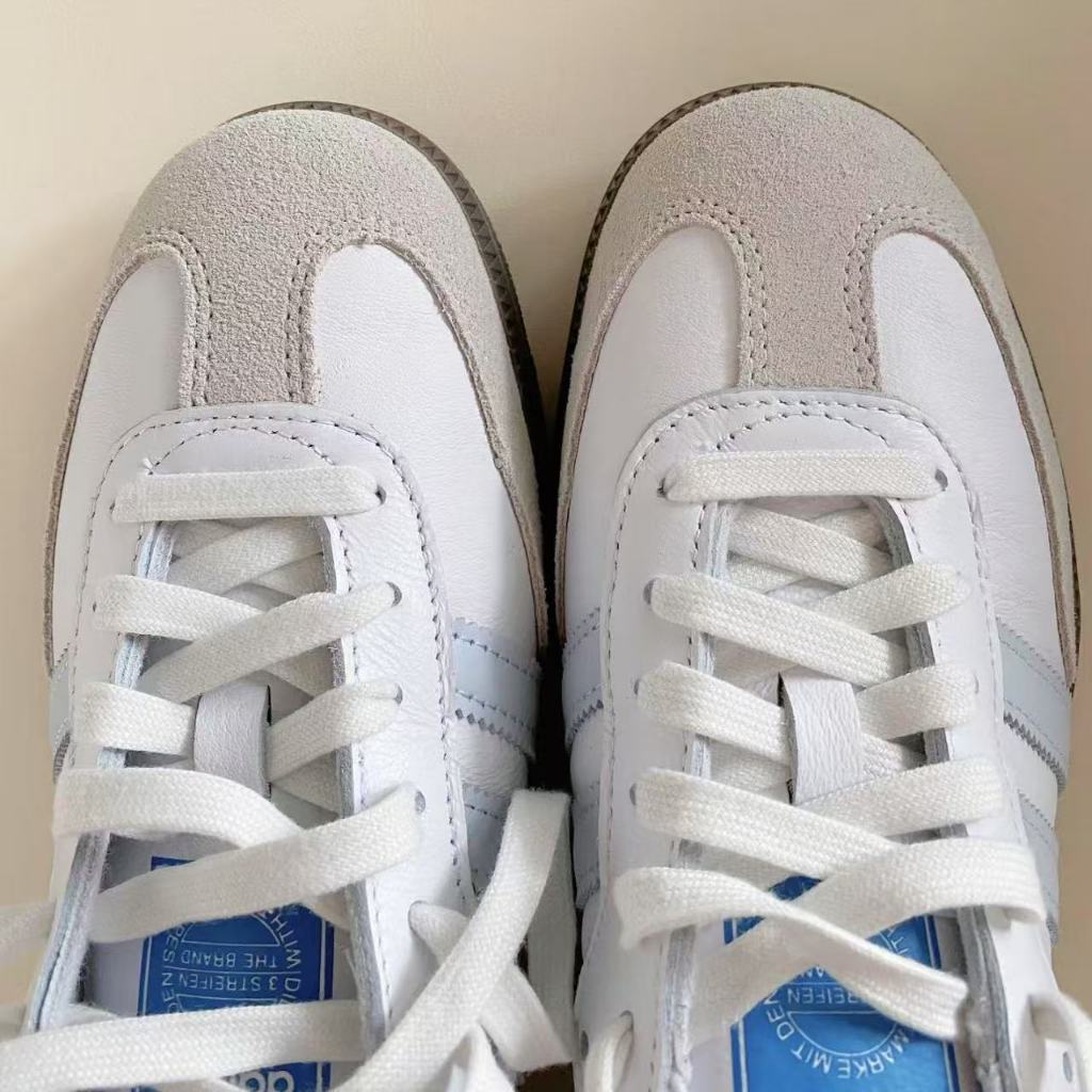 🎁ของแท้ 100 %🎁 adidas originals Samba OG ID2055 White/blue