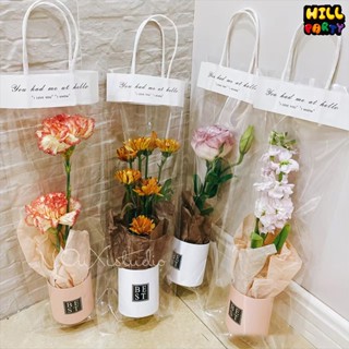 กระเป๋าถือใส ถุงของขวัญทำมือ, ถุงบรรจุดอกไม้, ถุงวัสดุบรรจุภ…
